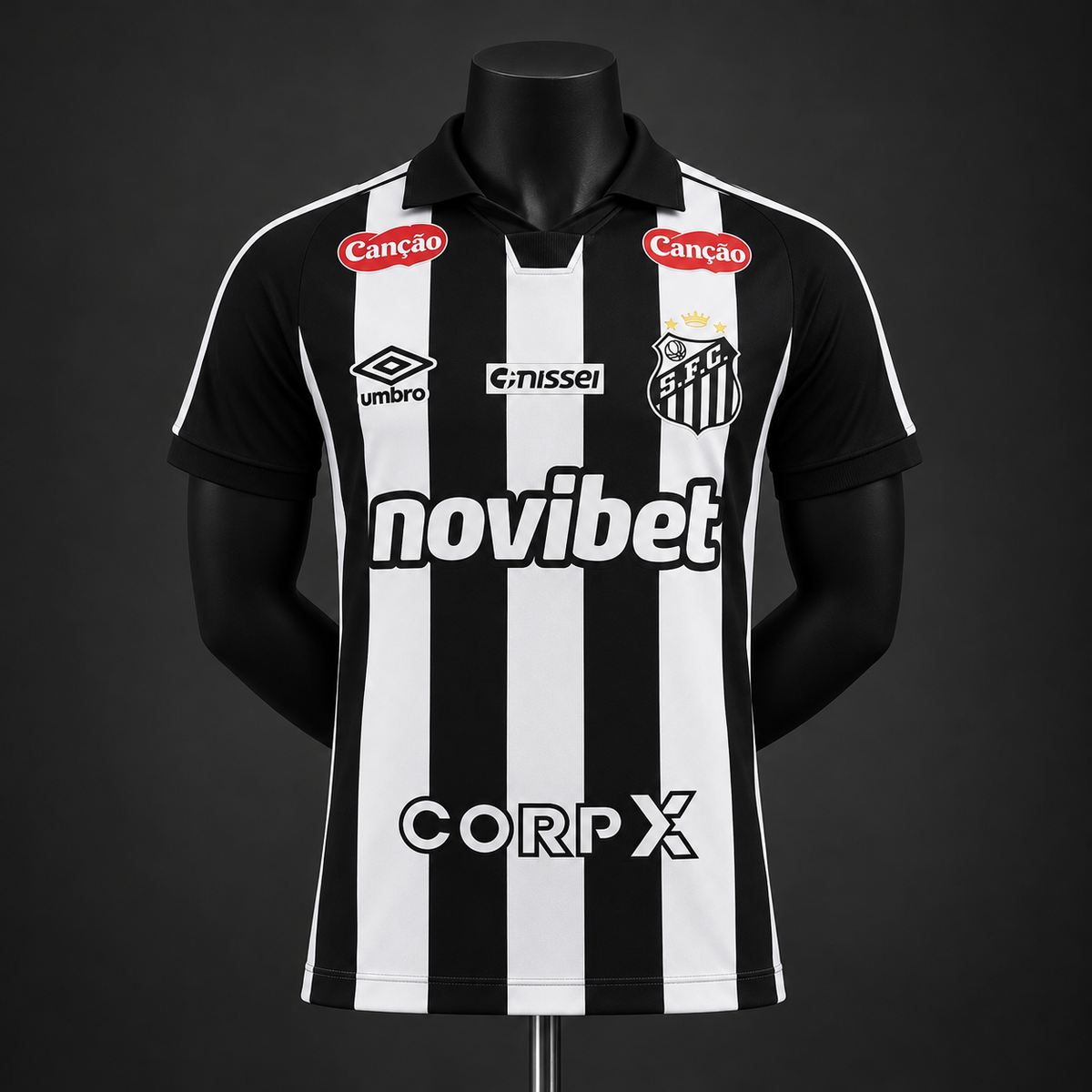 Camiseta Santos 26/27 Visitante con patrocinadores