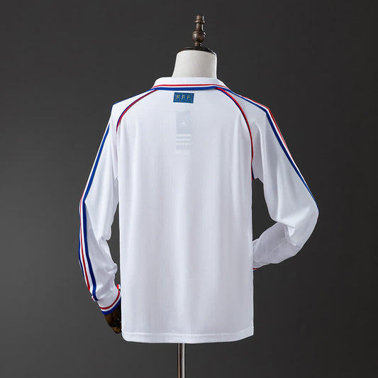 Camiseta Francia 1998 Visitante Manga Larga Retro