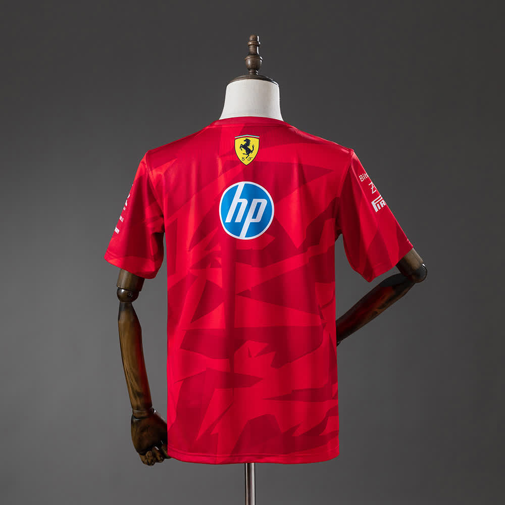 Camiseta Scuderia Ferrari 2025 F1 Rojo - Vista posterior