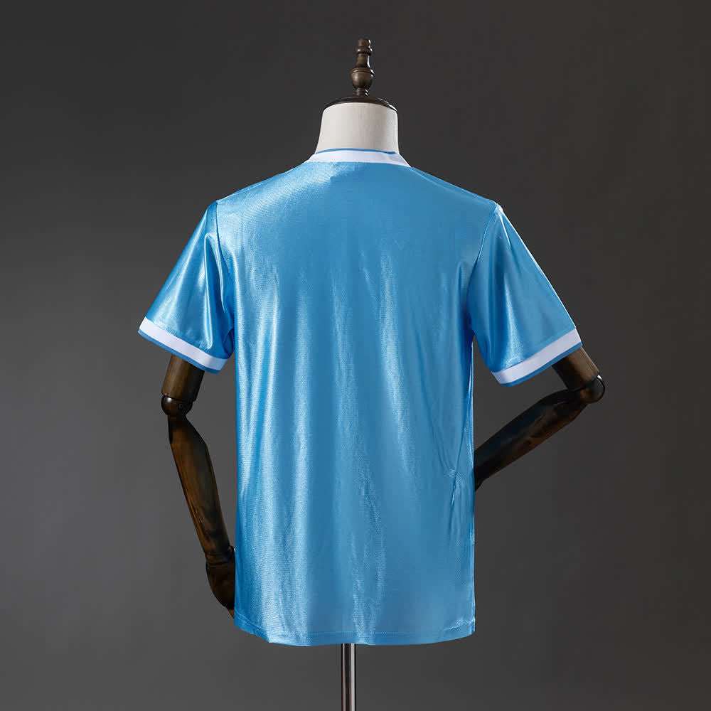 Camiseta Manchester City 86/87 Local Retro - Vista posterior