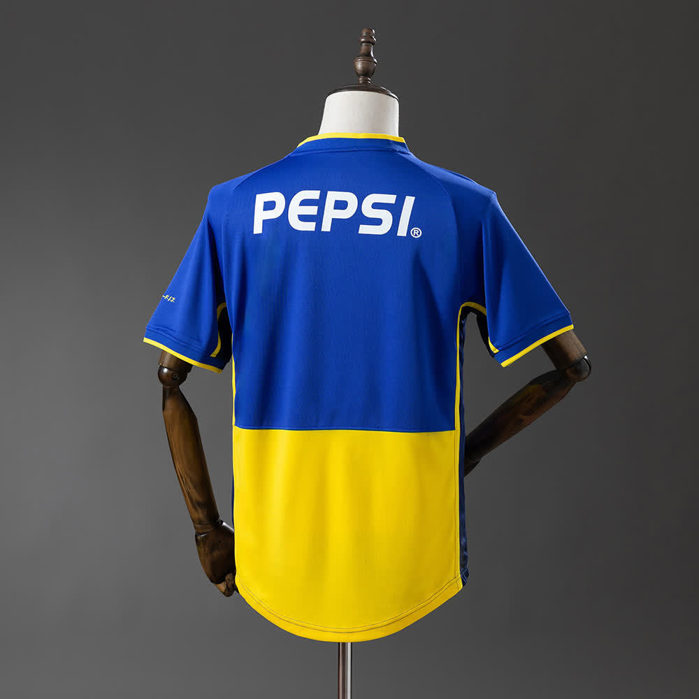 Camiseta Boca Juniors 02/03 Local Retro - Vista posterior