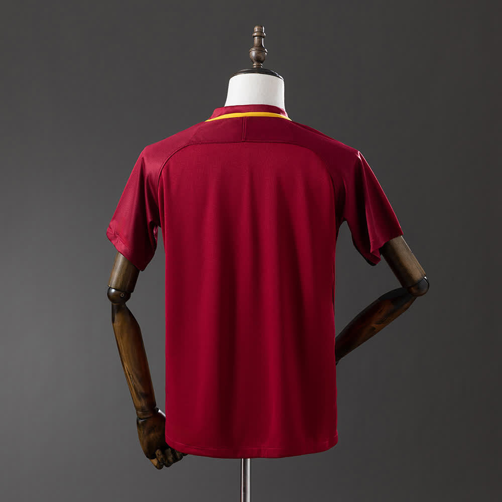 Camiseta AS Roma 17/18 Local Retro - Vista posterior