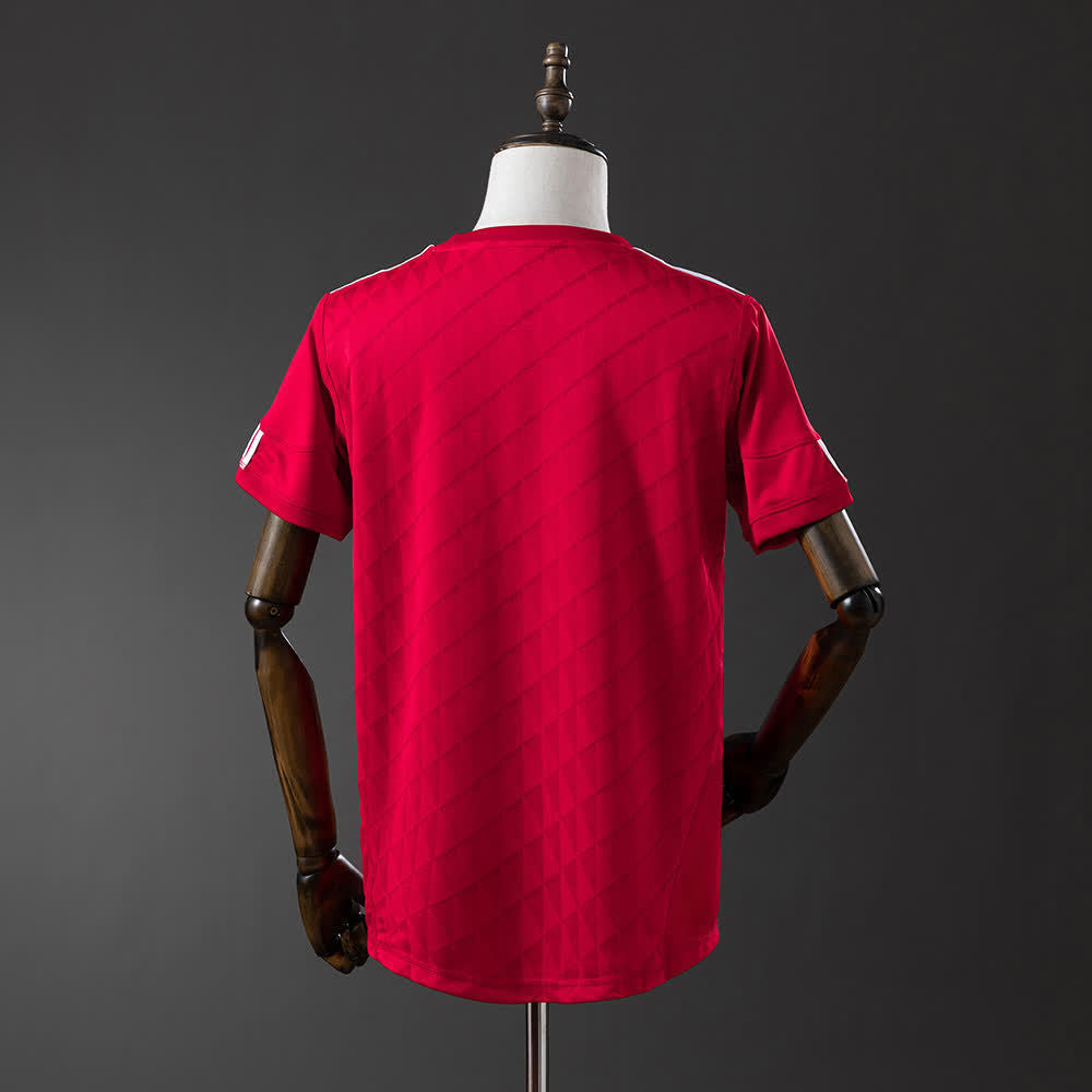 Camiseta Liverpool 10/11 Local Retro - Vista posterior