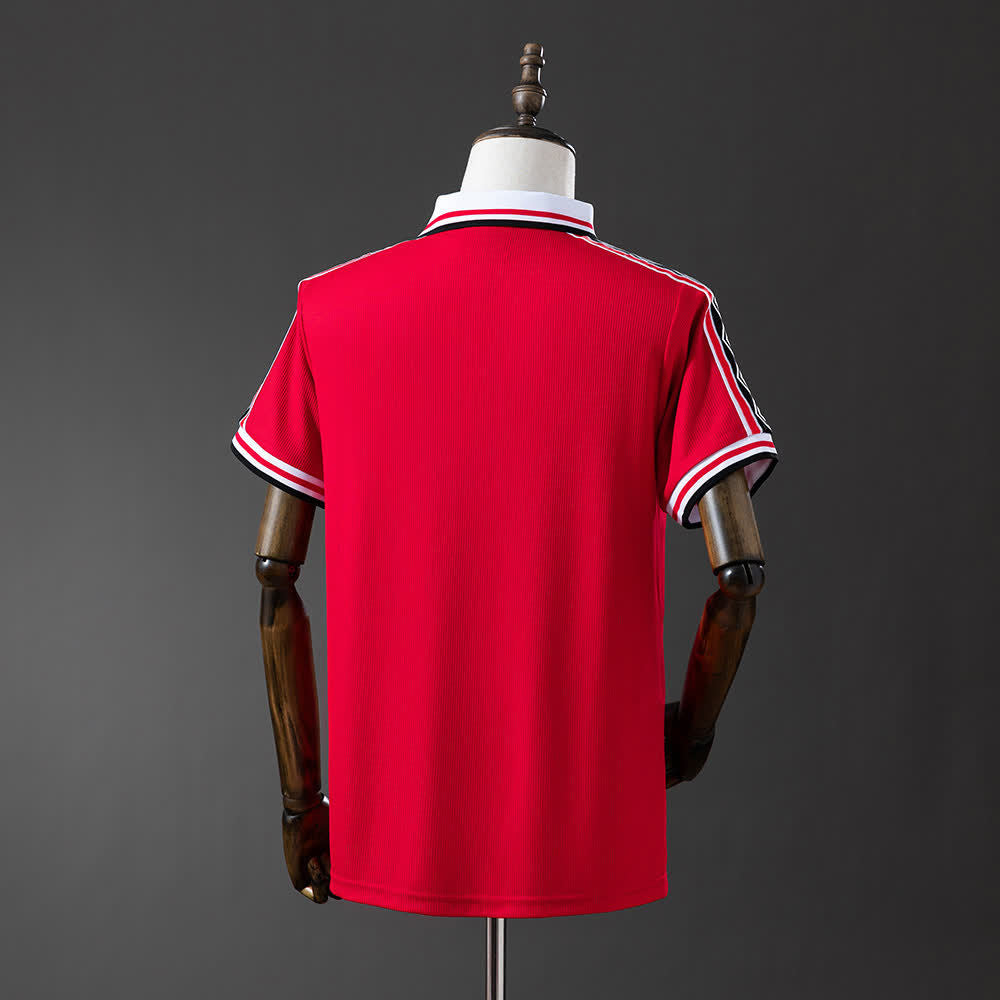 Camiseta Manchester United 98/99 Local Retro - Vista posterior