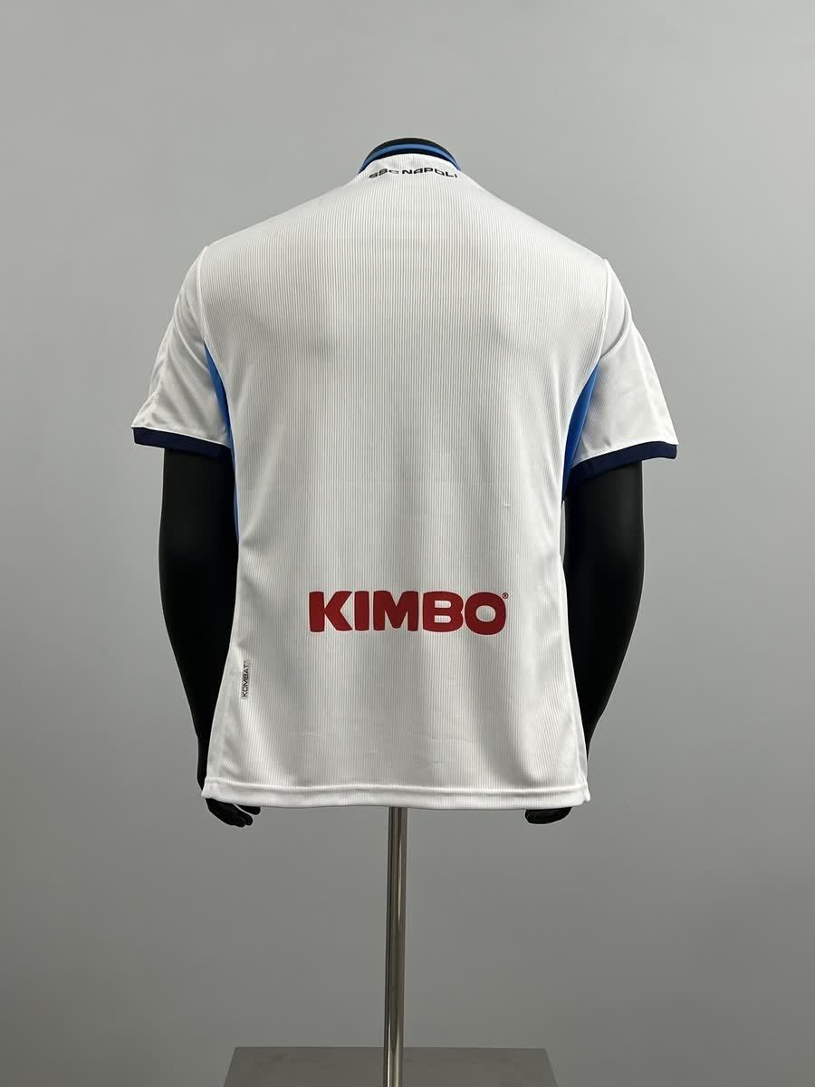 Camiseta Napoli 19/20 Blanco Retro - Vista posterior