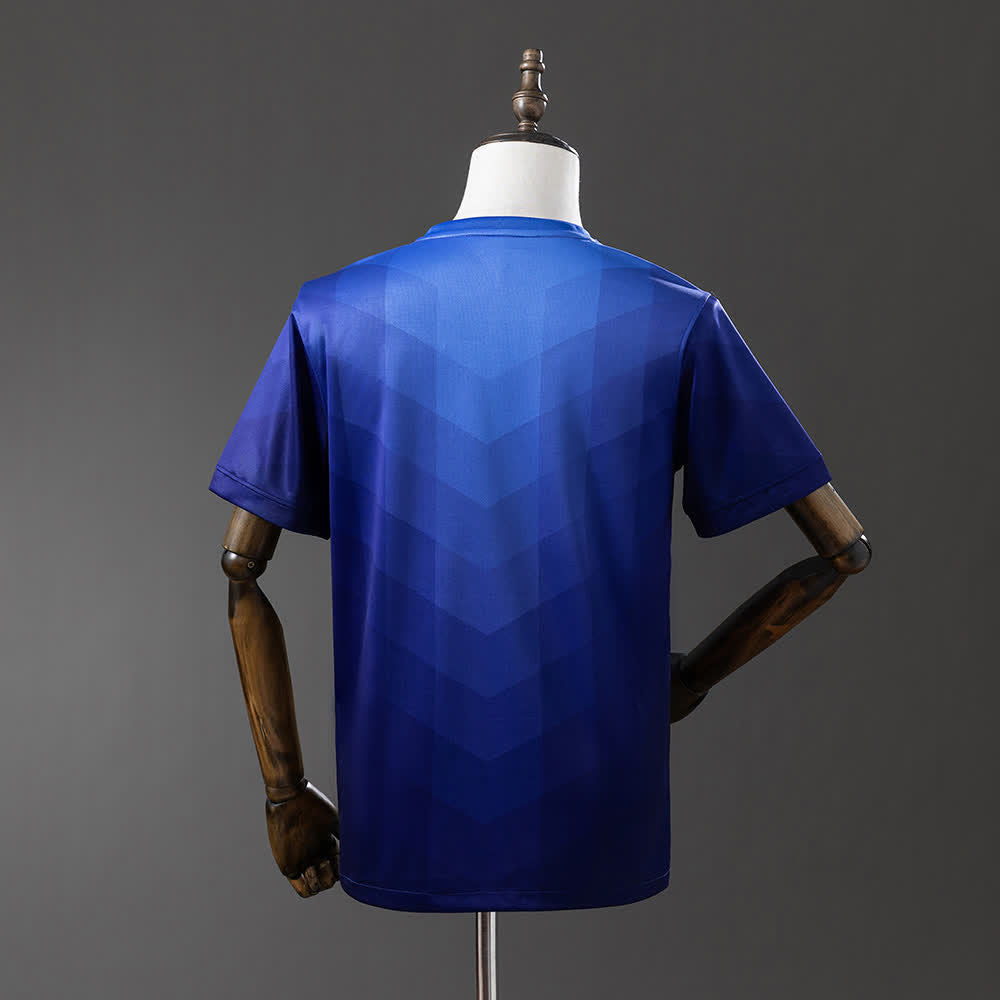 Camiseta Países Bajos 2014 Visitante Retro - Vista posterior