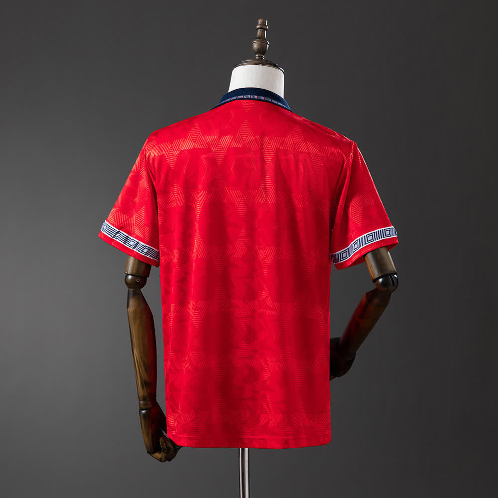 Camiseta Inglaterra 1990 Visitante Retro - Vista posterior