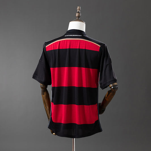 Camiseta Alemania 2014 Visitante Retro - Vista posterior