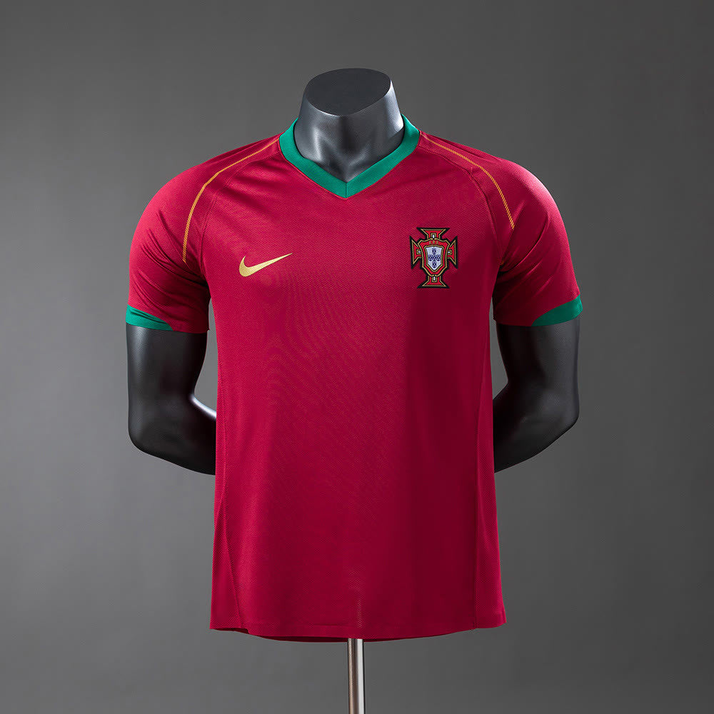 Camiseta Portugal 2006 Local Retro - Vista frontal
