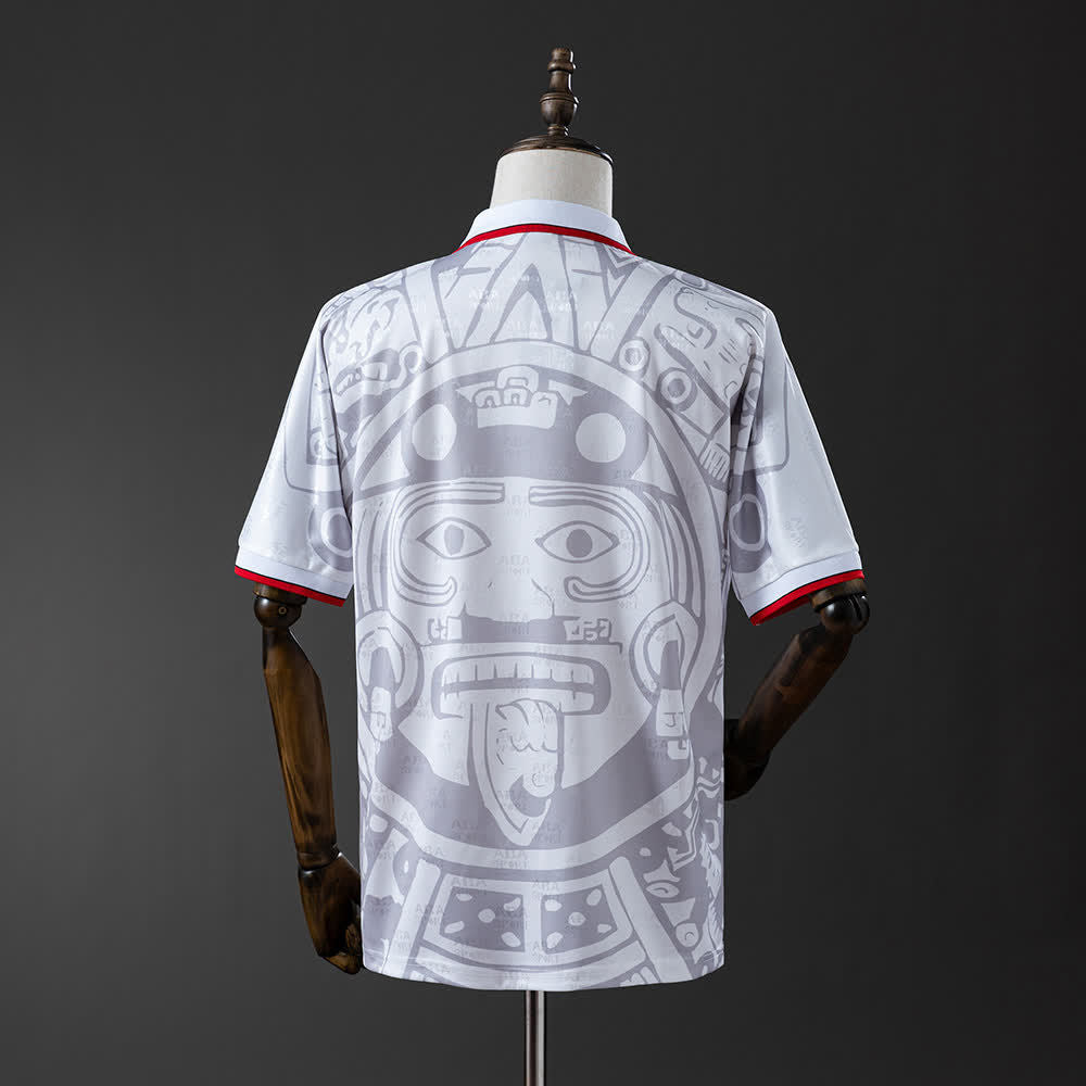 Camiseta México 1998 Visitante Retro - Vista posterior