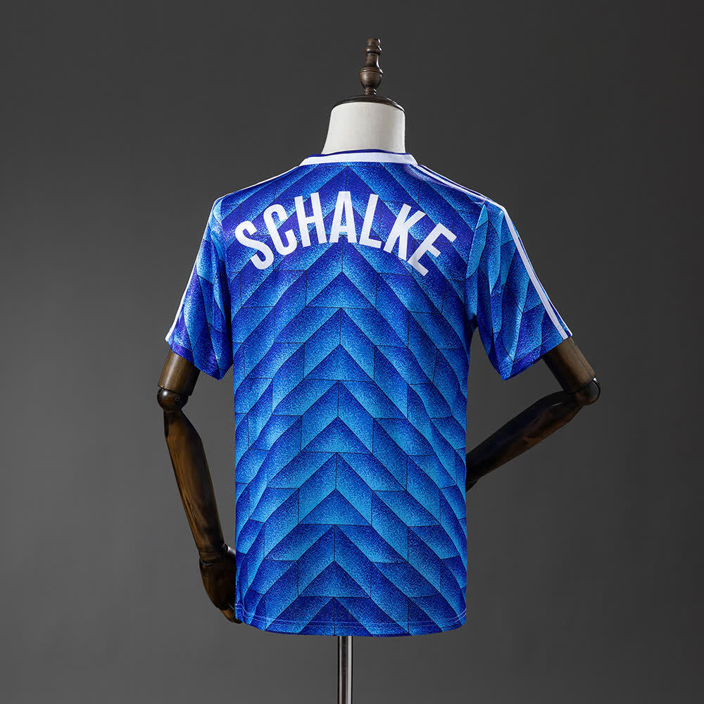 Camiseta Schalke 04 88/89 Local Retro - Vista posterior