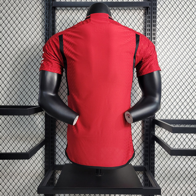 Camiseta Manchester United 23/24 Local, Versión Jugador - Vista posterior