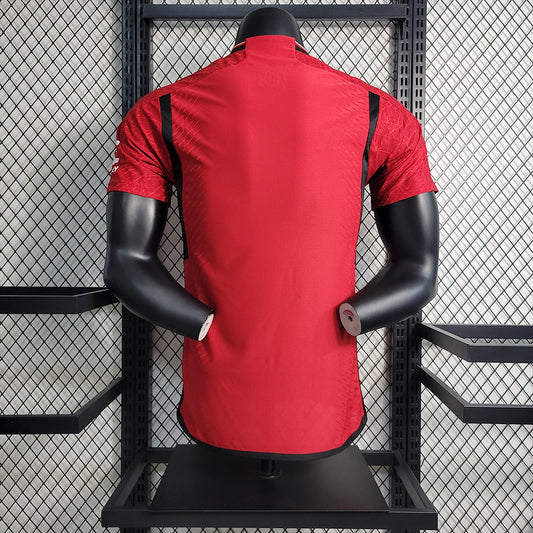 Camiseta Manchester United 23/24 Local, Versión Jugador - Vista posterior