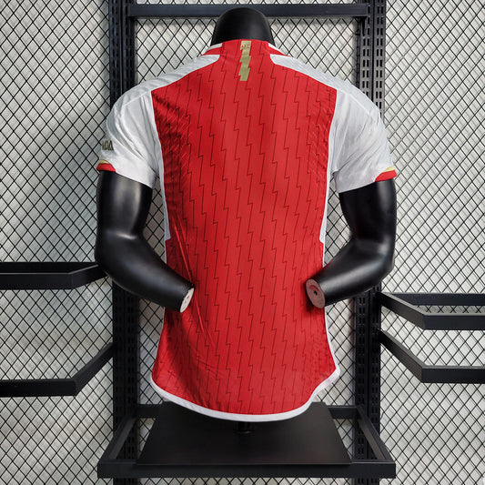 Camiseta Arsenal 23/24 Local, Versión Jugador - Vista posterior