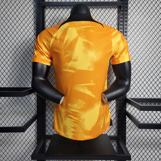 Camiseta Países Bajos 2022 Local, Versión Jugador - Vista posterior