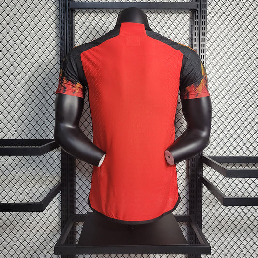 Camiseta Bélgica 2022 Local, Versión Jugador - Vista posterior