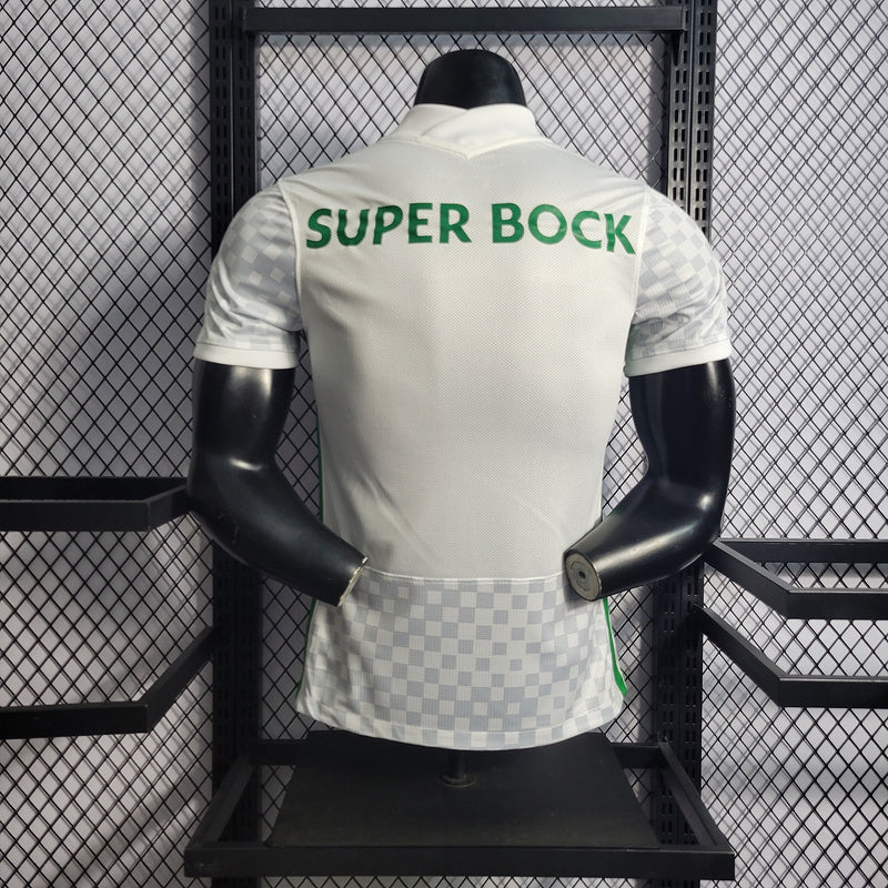 Camiseta Sporting CP 22/23 Visitante, Versión Jugador - Vista posterior