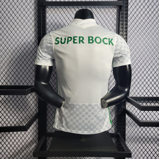 Camiseta Sporting CP 22/23 Visitante, Versión Jugador - Vista posterior