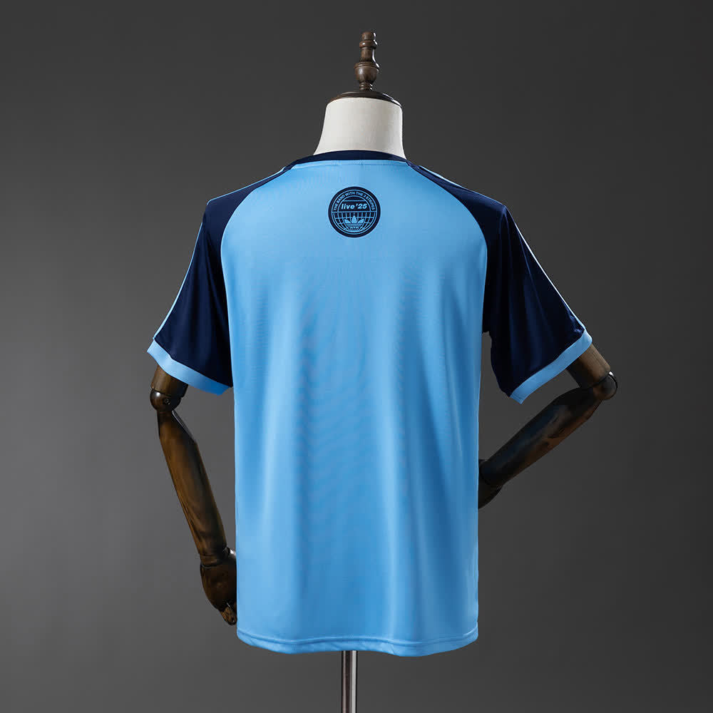 Camiseta Oasis Live '25 Azul - Vista posterior