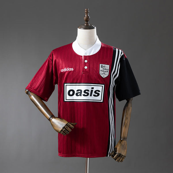 Camiseta Oasis 1996 Retro Roja - Vista frontal