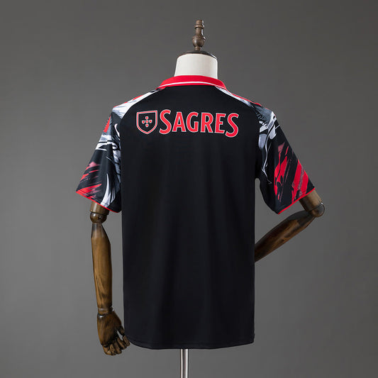 Camiseta SL Benfica 26/27 Especial Eagle Negro Blanco - Vista posterior