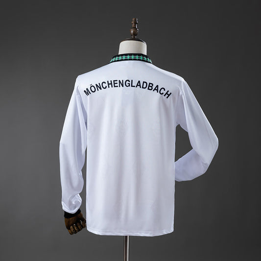 Camiseta Borussia Mönchengladbach 95/96 Local Retro Manga Larga - Vista posterior