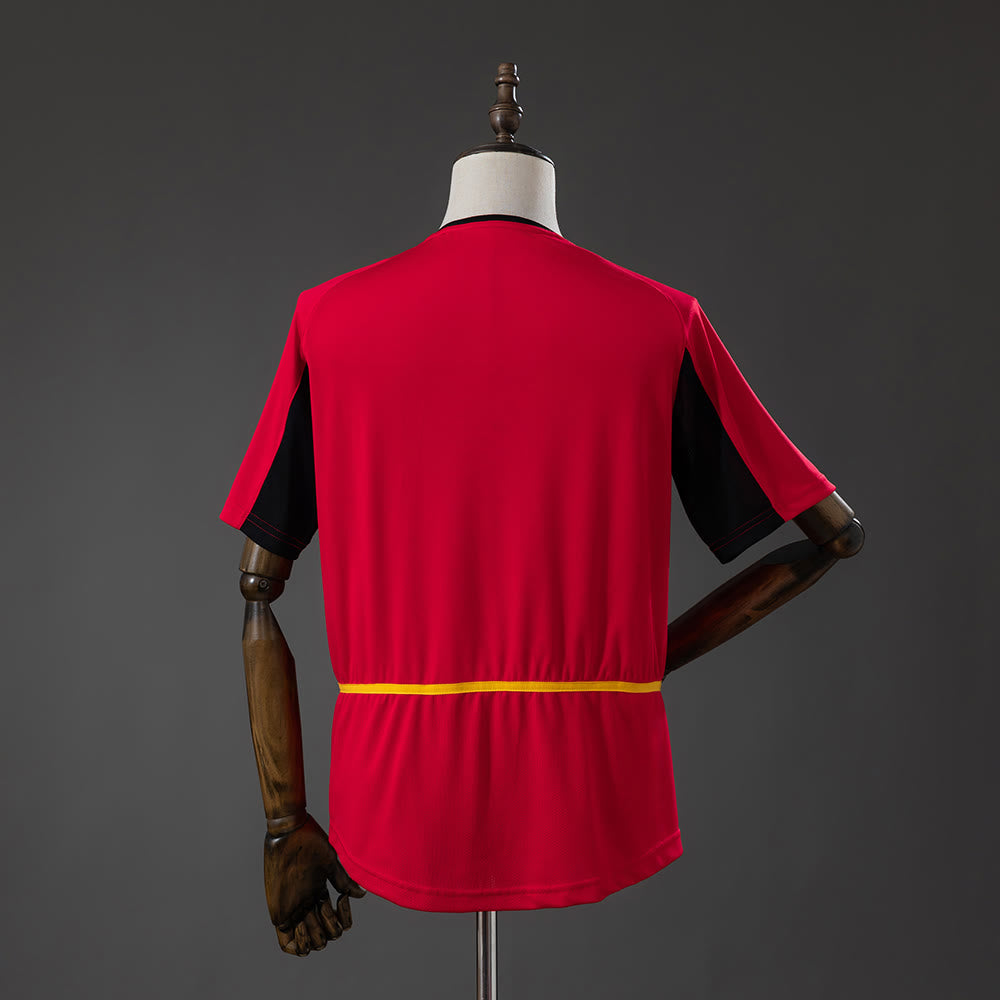 Camiseta Bélgica 2002 Local Retro - Vista posterior