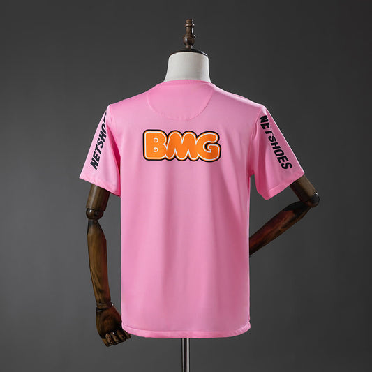 Camiseta Santos 12/13 Rosa Retro - Vista posterior