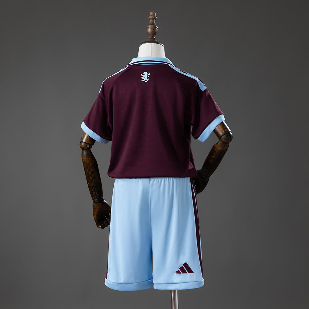 Equipación para niños 2026-2027 Aston Villa Local - Vista posterior