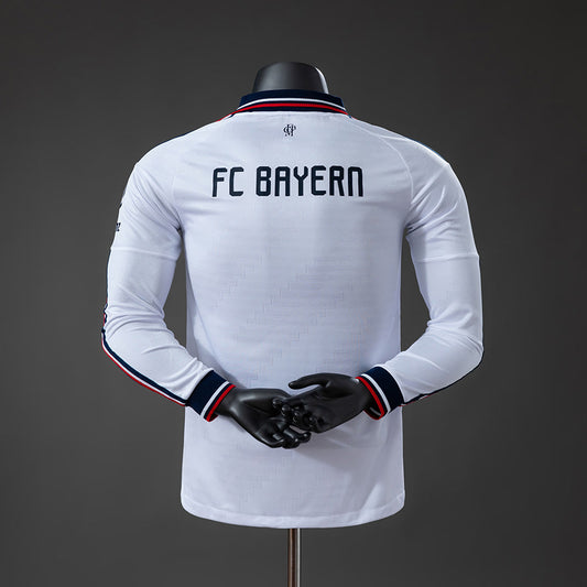 Camiseta Bayern Múnich 26/27 Visitante Manga Larga, Versión Jugador - Vista posterior