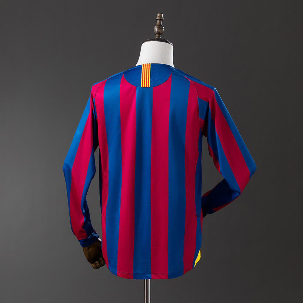 Camiseta FC Barcelona 05/06 Local Manga Larga Retro - Vista posterior