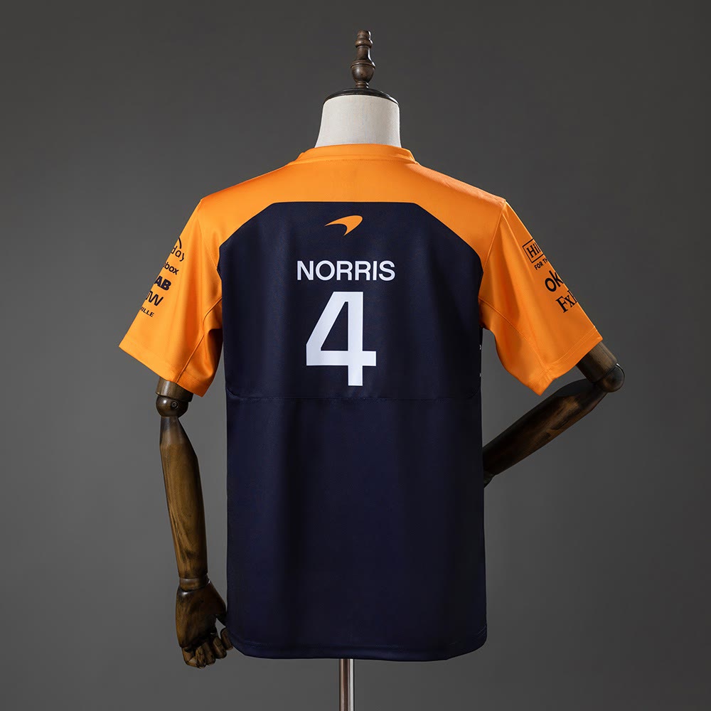 Camiseta McLaren Racing 2025 F1 Lando Norris - Vista posterior