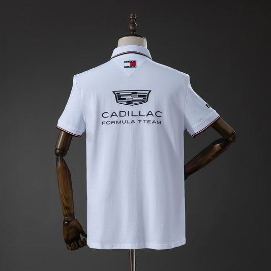 Polo Cadillac F1 Team 2026 Blanco - Vista posterior