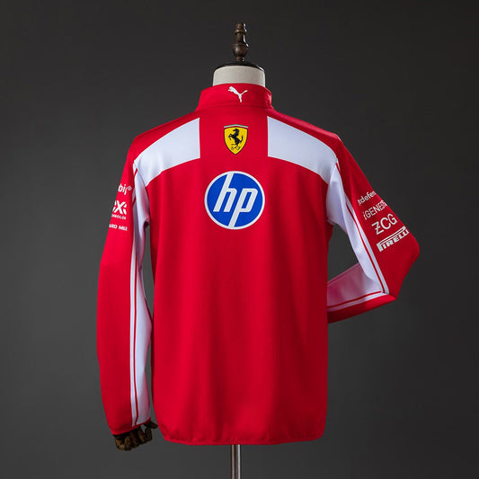 Chaqueta Scuderia Ferrari 2026 F1 Roja - Vista posterior