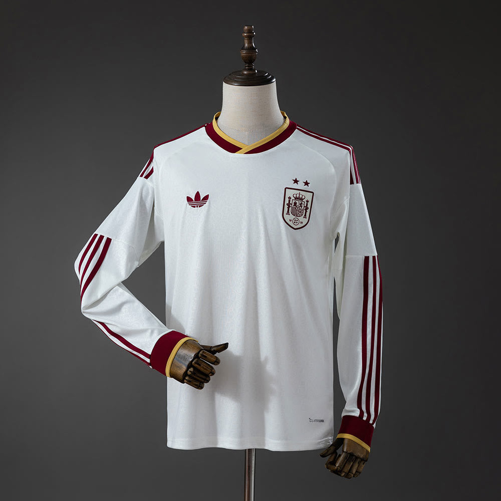 Camiseta España 2026 Manga Larga Visitante