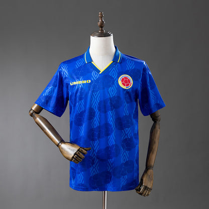 Camiseta Colombia 1994 Retro Visitante