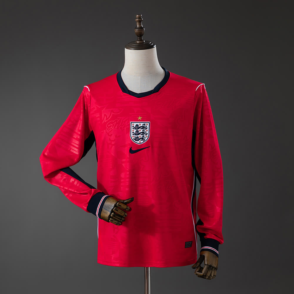 Camiseta Inglaterra 2026 Visitante Manga Larga