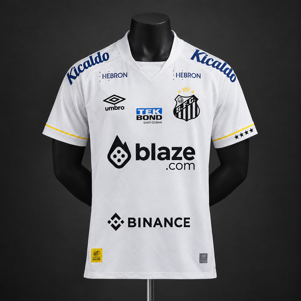 Camiseta Santos 23/24 Local Retro con patrocinadores