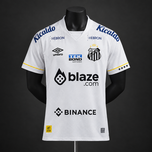 Camiseta Santos 23/24 Local Retro con patrocinadores