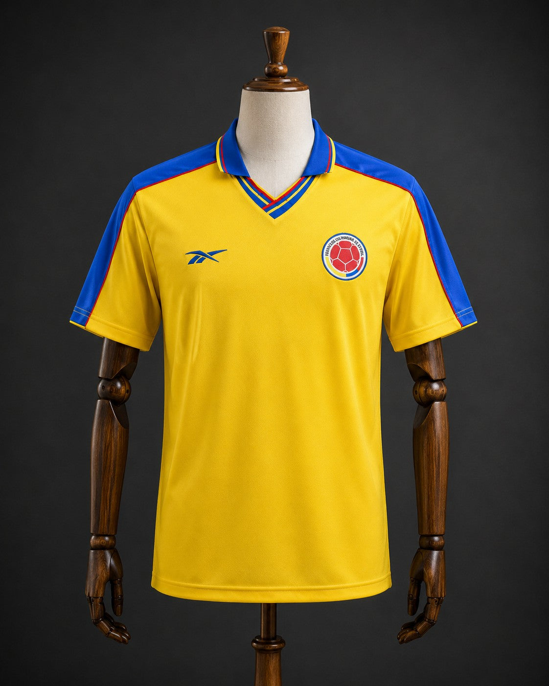 Camiseta Colombia 1998 Local Retro - Vista frontal