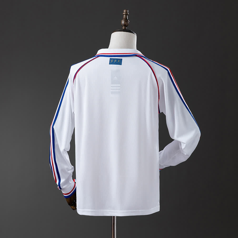 Camiseta Francia 1998 Visitante Manga Larga Retro