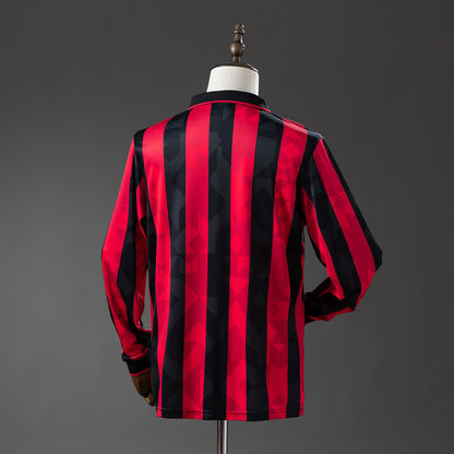 Camiseta AC Milan 9394 Local Manga Larga
