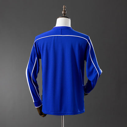 Camiseta Brasil 1998 Visitante Retro Manga Larga