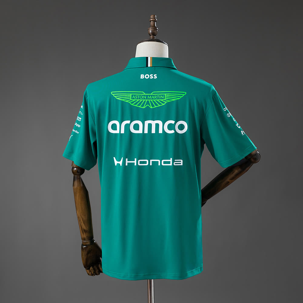 Polo Aston Martin Aramco 2026 F1 - Vista posterior