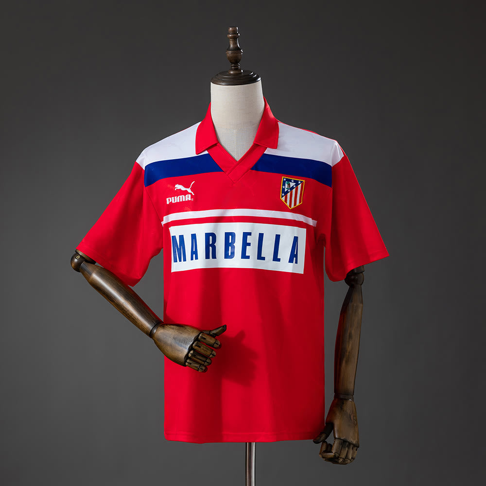 Camiseta Atlético de Madrid 90/93 Visitante Retro - Vista frontal
