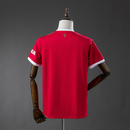Camiseta Manchester United 21/22 Local Retro - Vista posterior