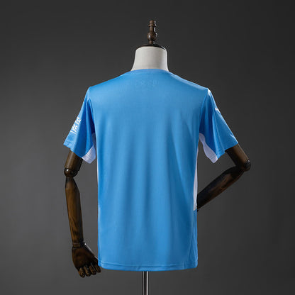 Camiseta Manchester City 21/22 Local Retro - Vista posterior