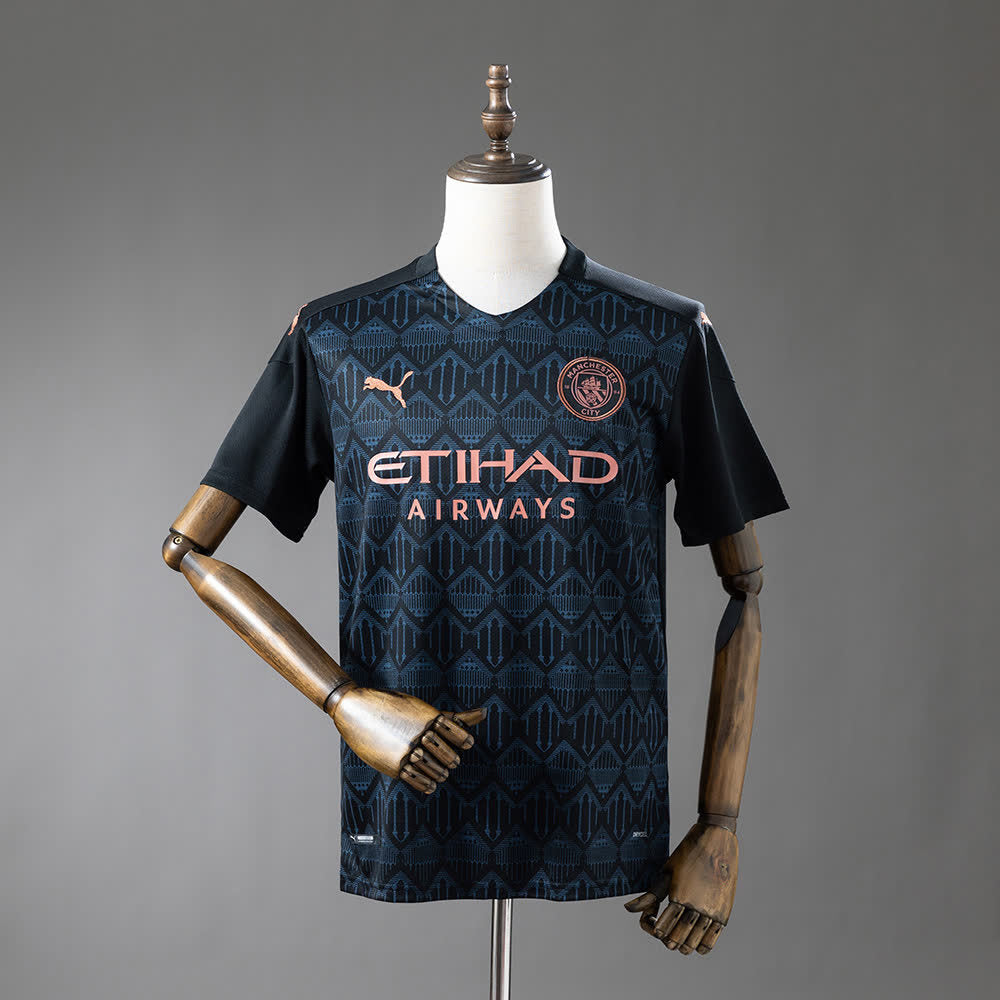 Camiseta Manchester City 20/21 Visitante Retro - Vista frontal