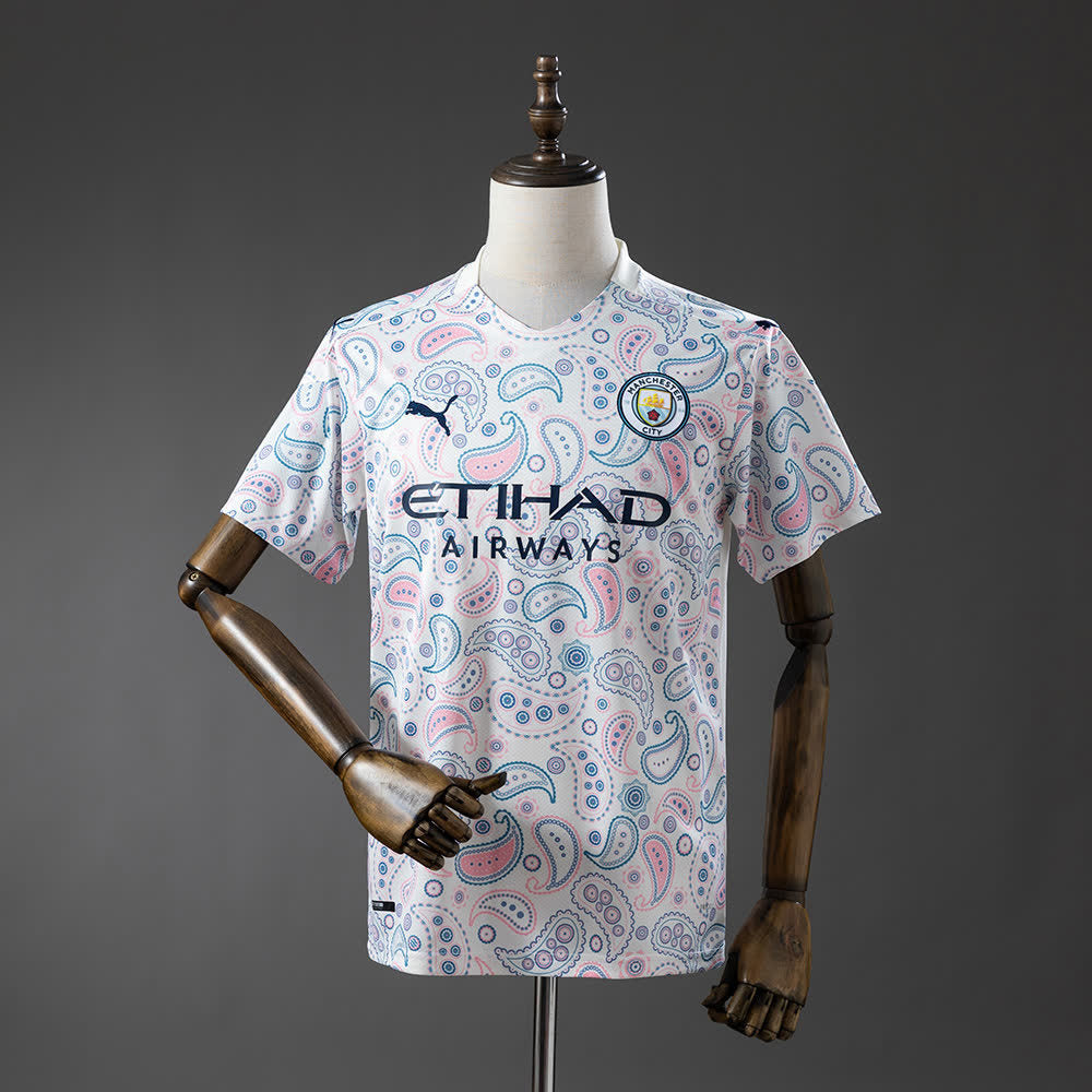 Camiseta Manchester City 20/21 Tercera Retro - Vista frontal