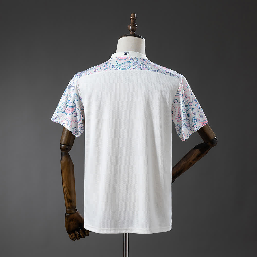 Camiseta Manchester City 20/21 Tercera Retro - Vista posterior